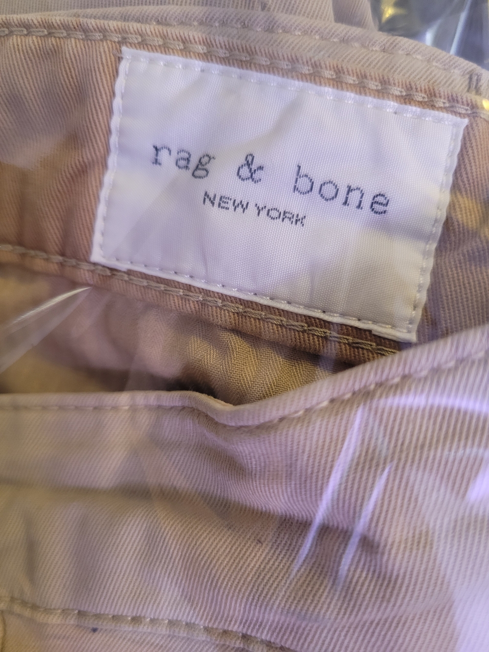 rag & bone Mens Beige Chino Trouser 30/32 Well Loved